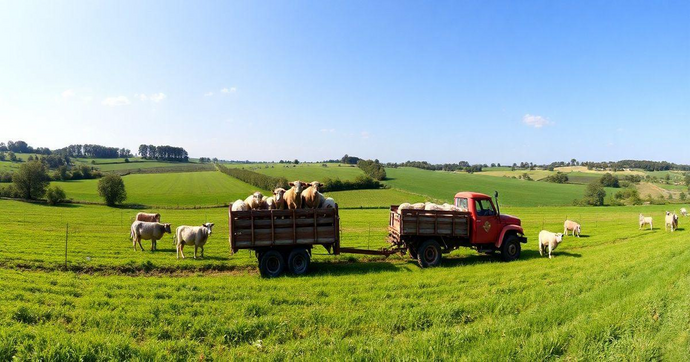 Carretinha Fazendinha: A Escolha Ideal para Transporte de Animais e Produtos Rurais
