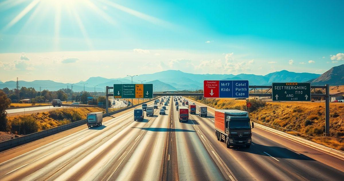 Empresa de Carreta de Sinalização Viária