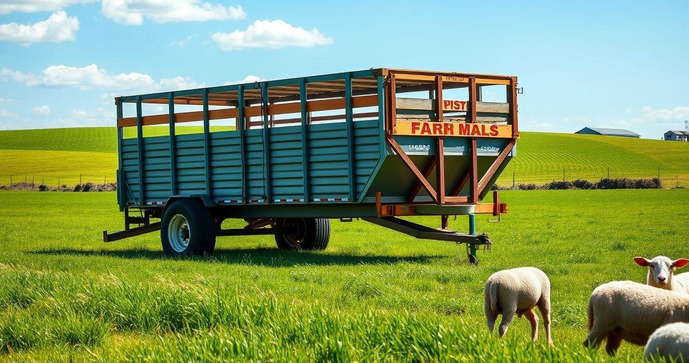 Carretinha Fazendinha 2 Eixos é Ideal para Transporte Seguro e Eficiente