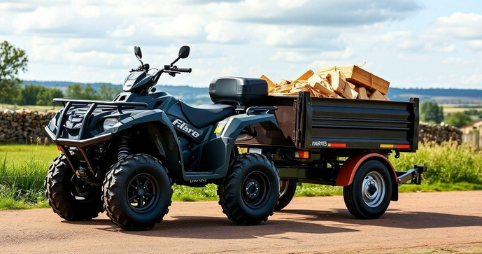 Empresa de Carreta Basculante Quadriciclo para Transporte Eficiente