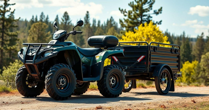 Carreta para quadriciclo basculante é a solução ideal para transporte eficiente e prático