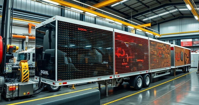 Fábrica de carreta para painel de sinalização oferece soluções eficientes