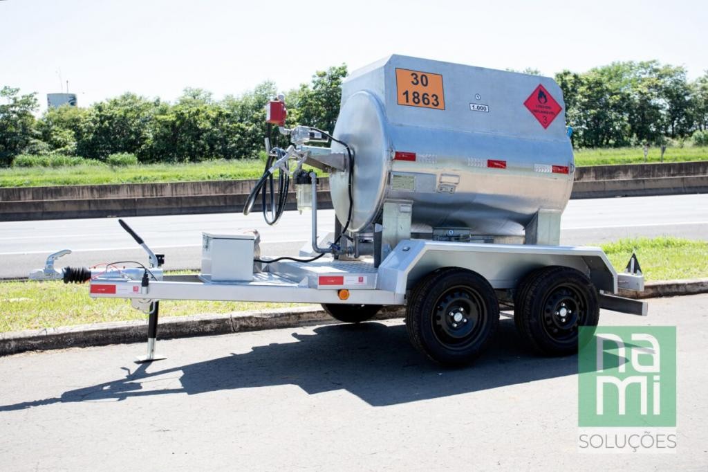 reboque para transporte de máquinas