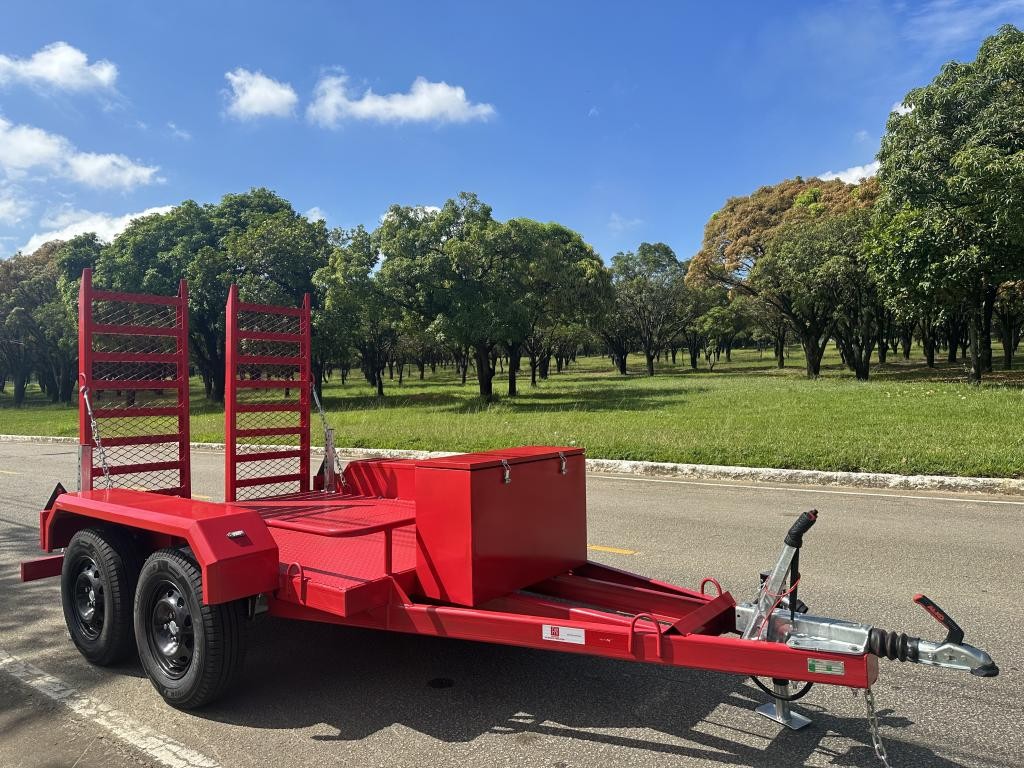 reboque para transporte de gerador